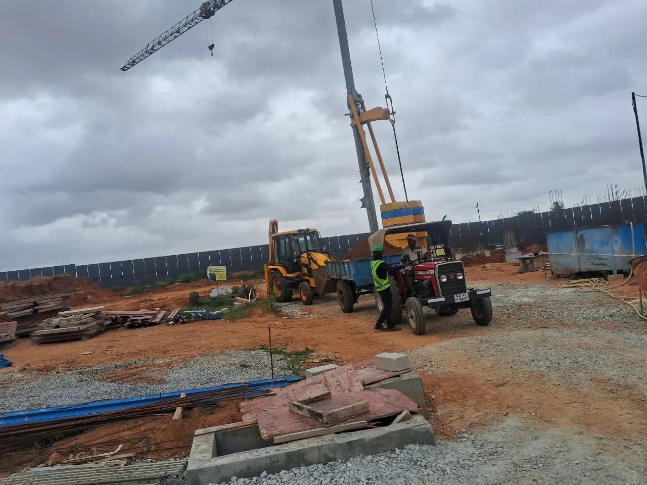White Lotus Amanvana: Site photo filed with Karnataka RERA