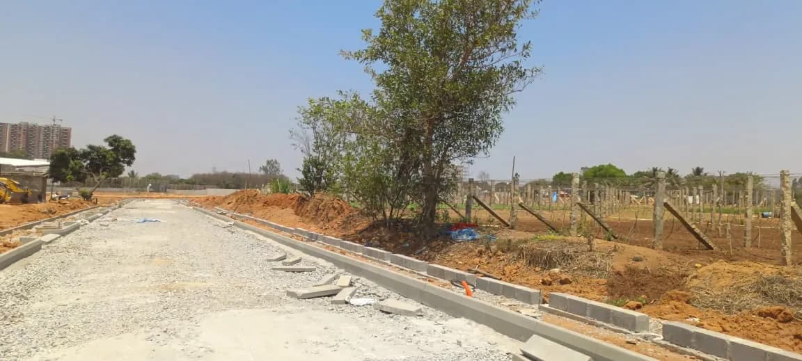 KNS Aura: Site photo filed with Karnataka RERA