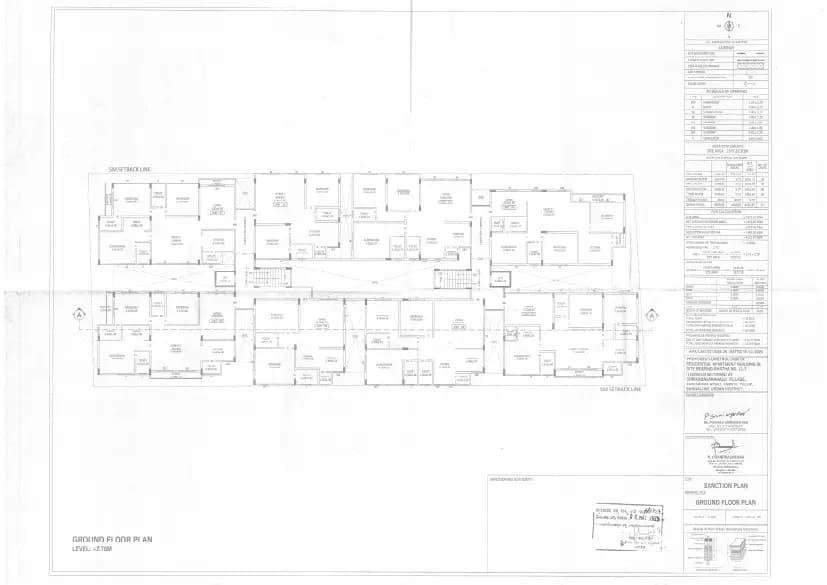 Varshith Vistas: Floor Plan.pdf, page 1 (filed with Karnataka RERA)
