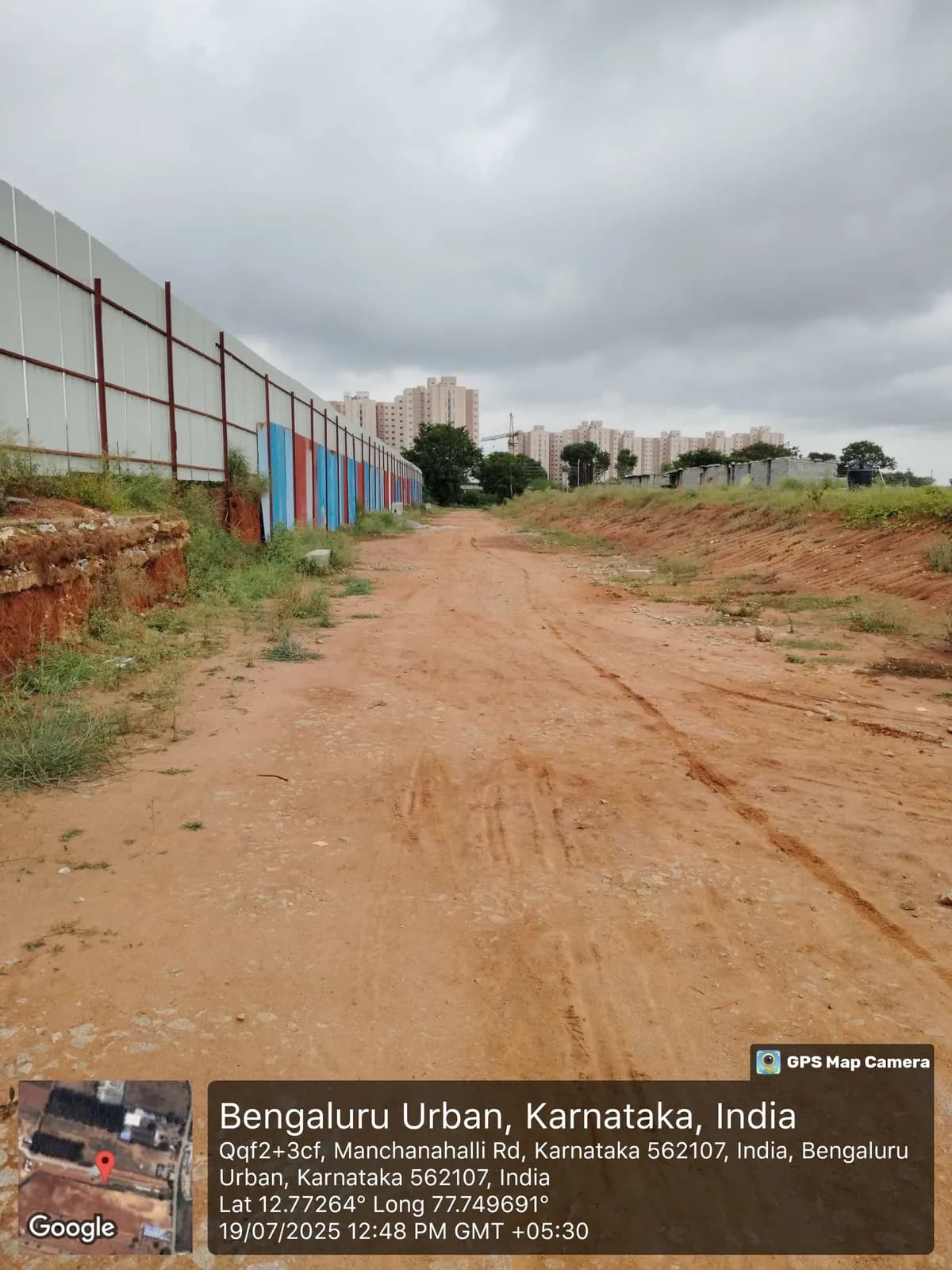 Gravity Smera Gardens: Site photo filed with Karnataka RERA