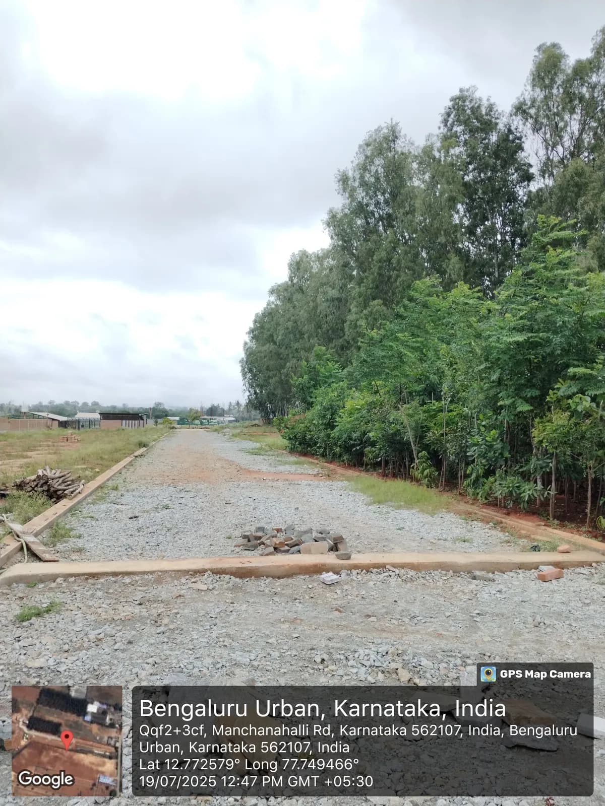 Gravity Smera Gardens: Site photo filed with Karnataka RERA