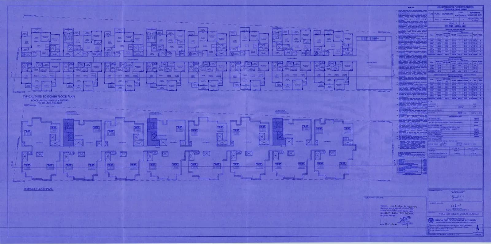 Binary Etania: 4 TYPICAL THIRD AND EIGHTH FLOOR PLAN.pdf (filed with Karnataka RERA)