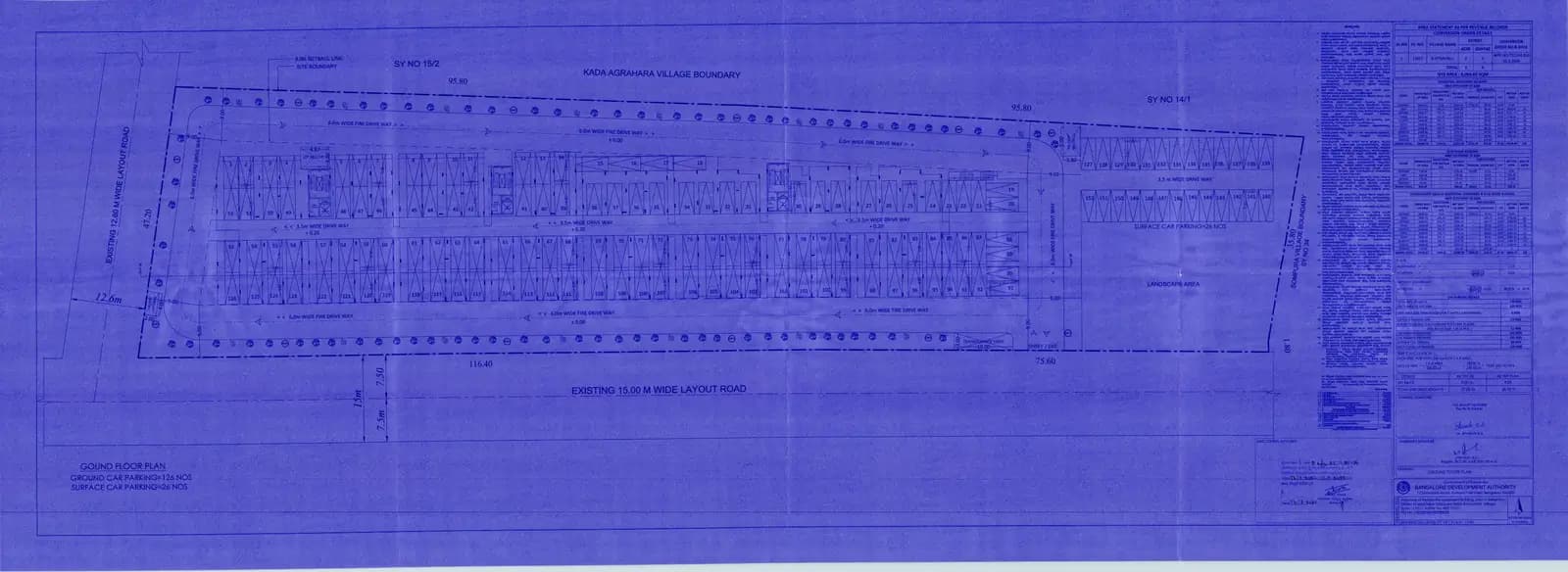 Binary Etania: 2 GROUND FLOOR PLAN.pdf (filed with Karnataka RERA)