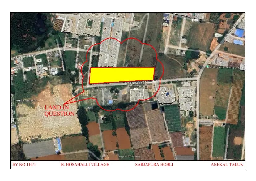 Binary Etania: GOOGLE MAP DEMARCATION.pdf (filed with Karnataka RERA)