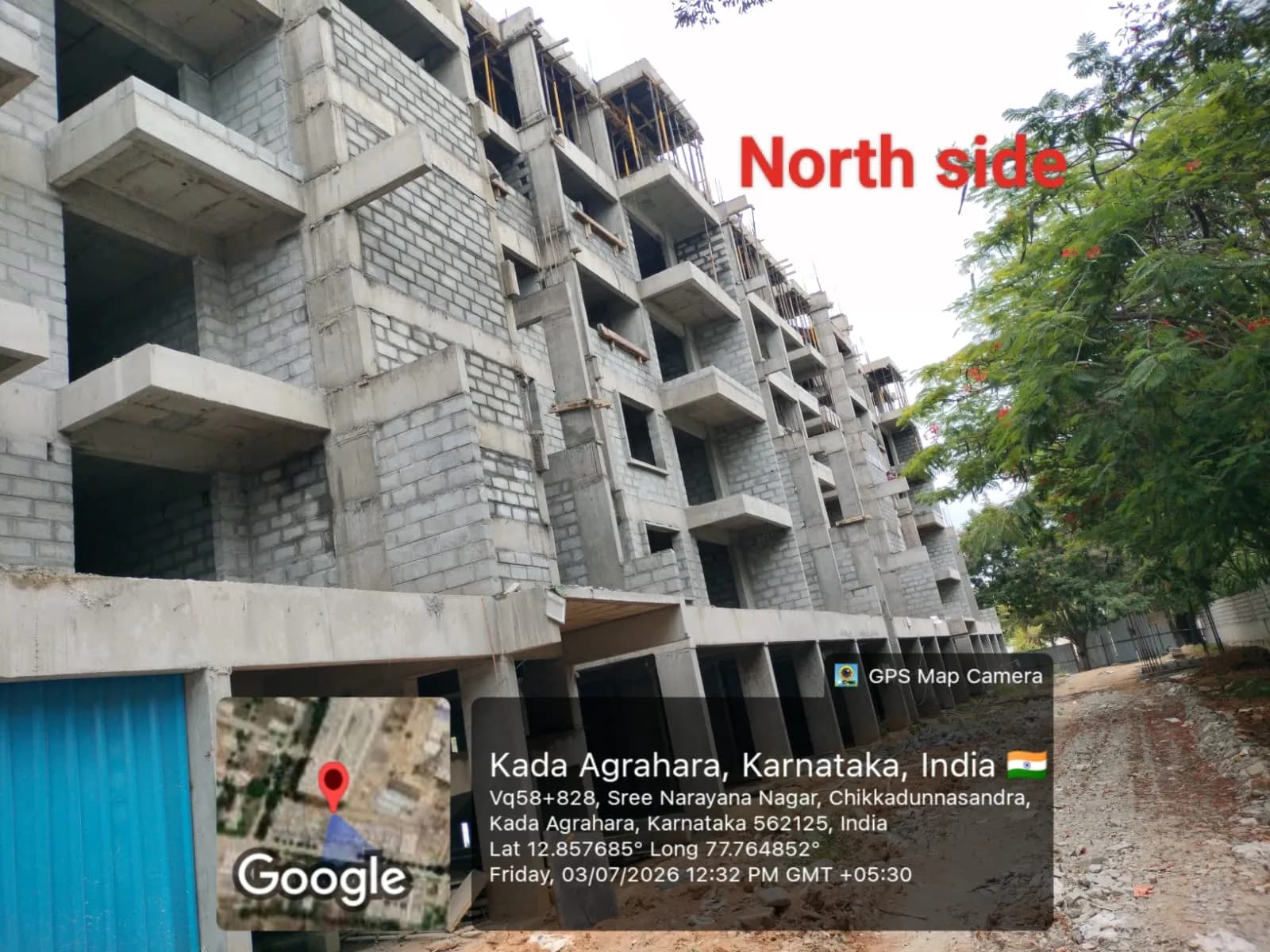 Binary Etania: Site photo filed with Karnataka RERA