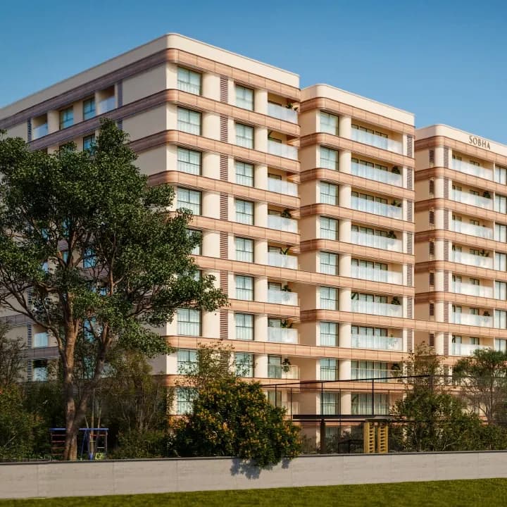 Sobha Magnus: Day elevation view of SOBHA Magnus