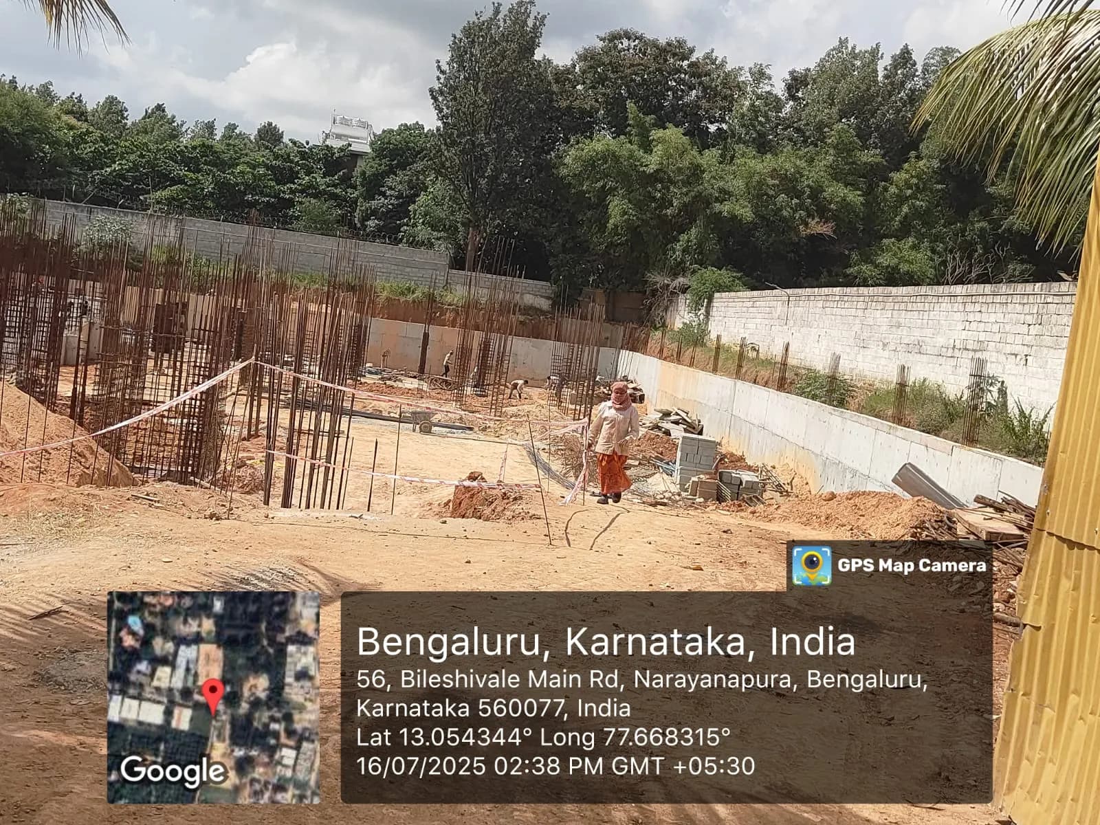 Nagama Serenity: Site photo filed with Karnataka RERA