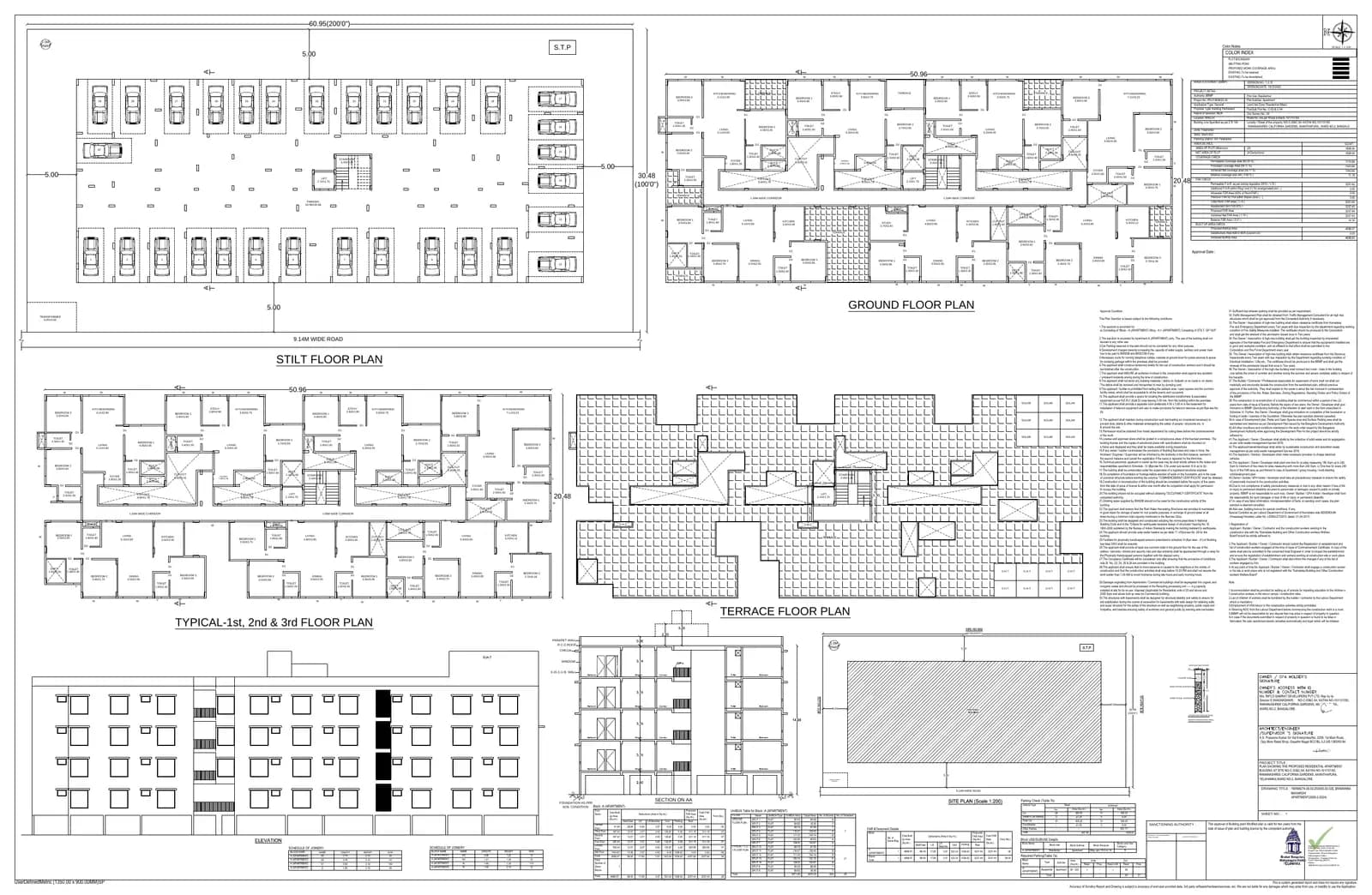 Nupeak: Approved Building Plan (filed with Karnataka RERA)