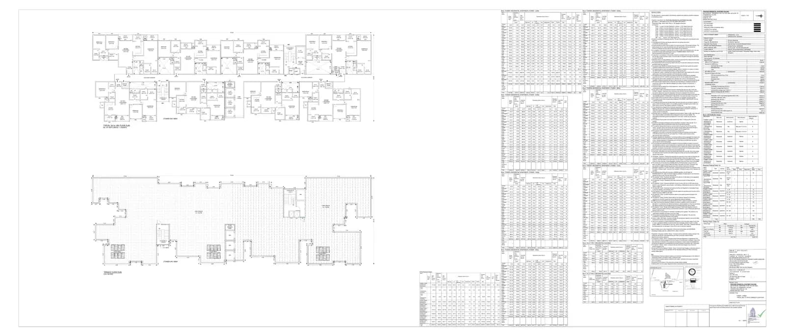 Sumadhura Solace: 7 3rd Floor Plan to Terrace Plan for Tower-4.pdf (filed with Karnataka RERA)