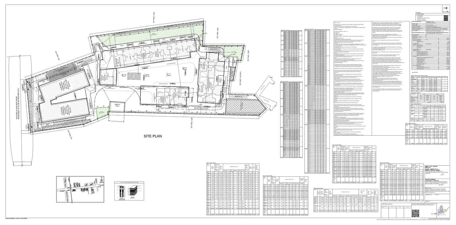 Century Mirai Ph1: Approved Building Plan, page 1 (filed with Karnataka RERA)