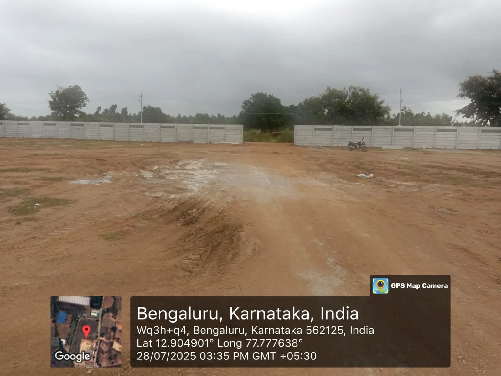 Manyata Ekamoi: Site photo filed with Karnataka RERA