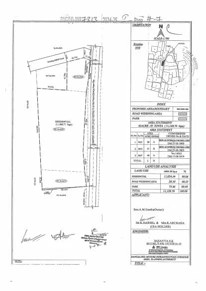 Eco Classic: Single Plot Layout Plan.pdf (filed with Karnataka RERA)