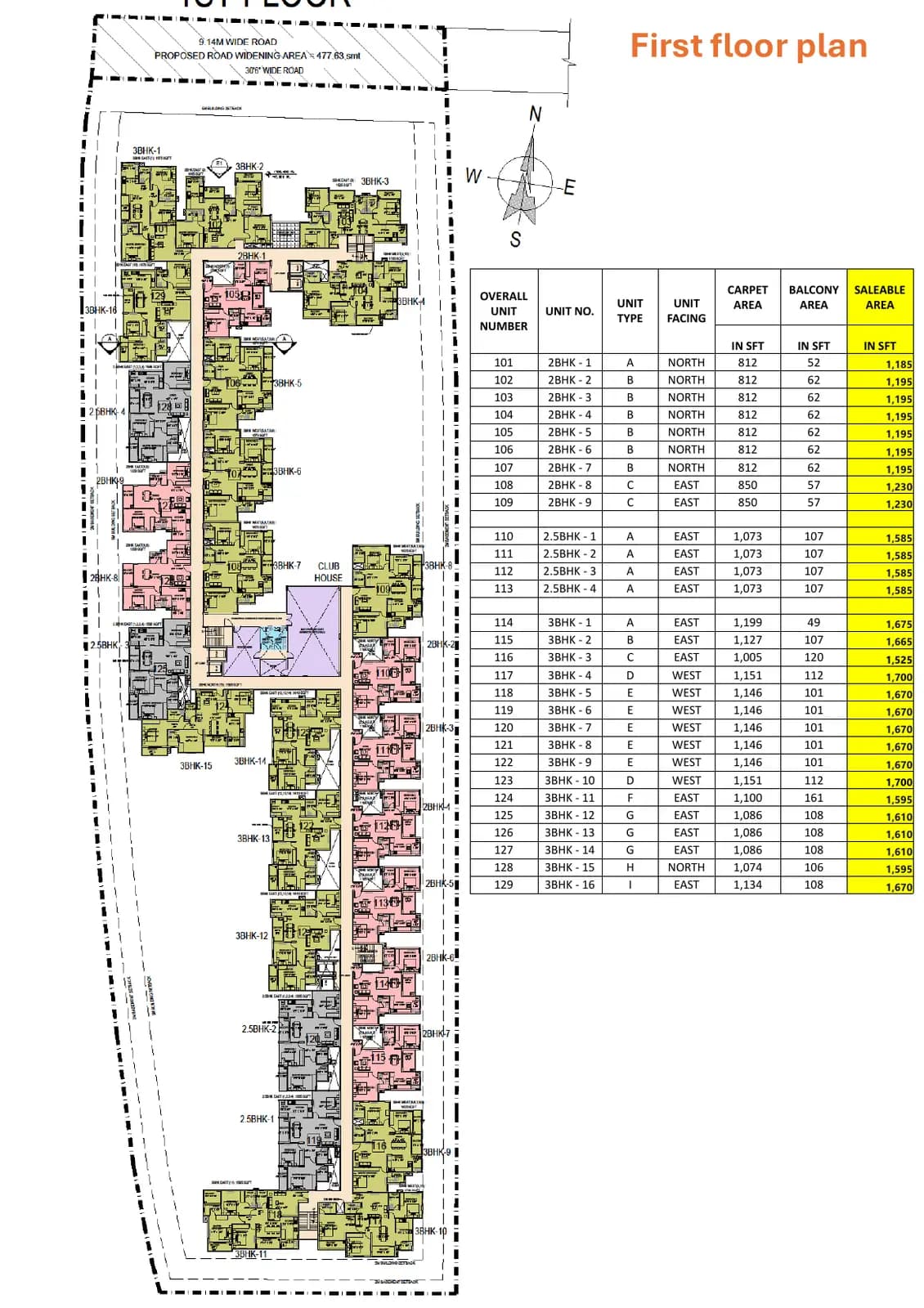 Saideep Hiranya: Brochure, page 3 (filed with Karnataka RERA)
