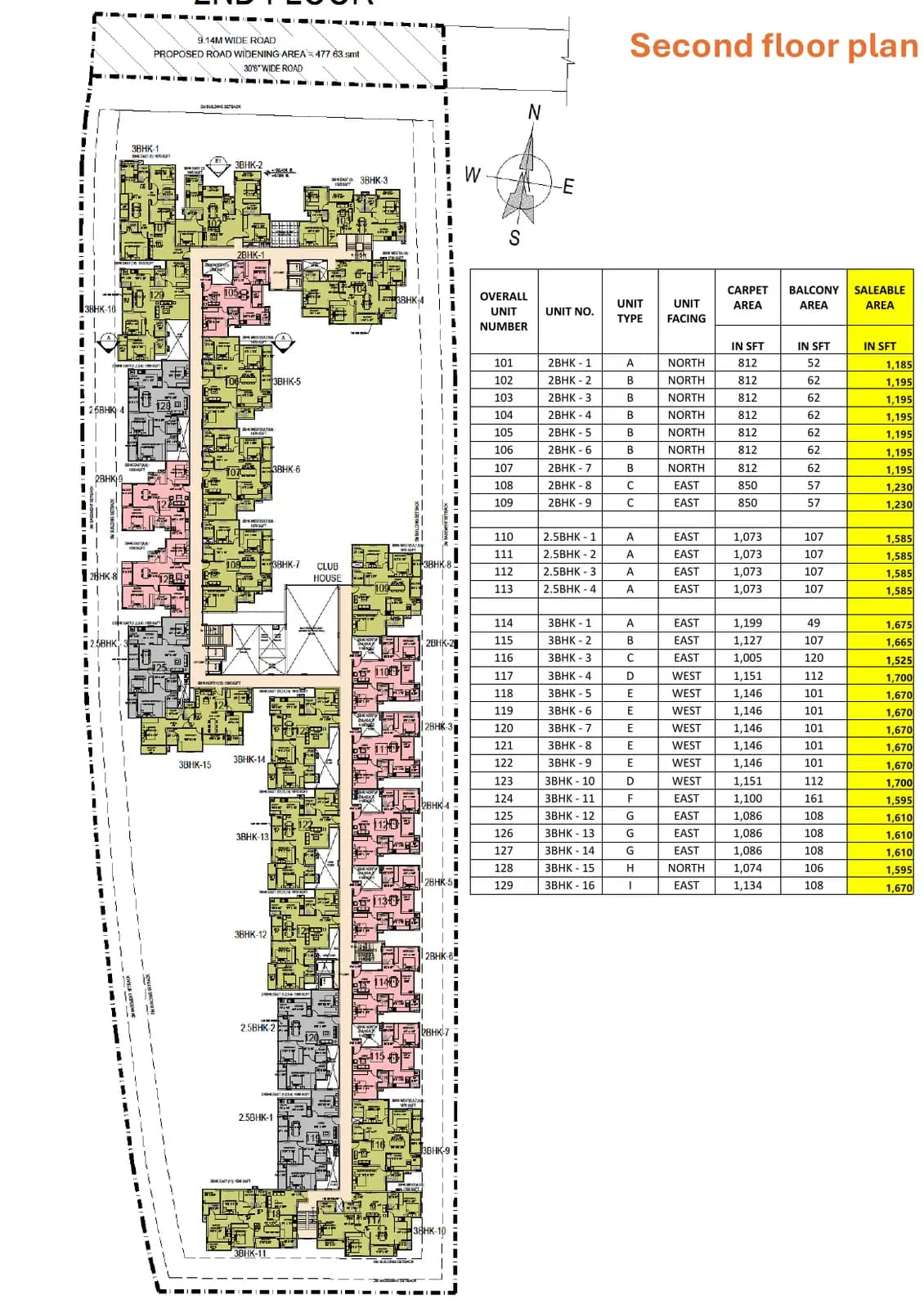 Saideep Hiranya: Brochure, page 4 (filed with Karnataka RERA)