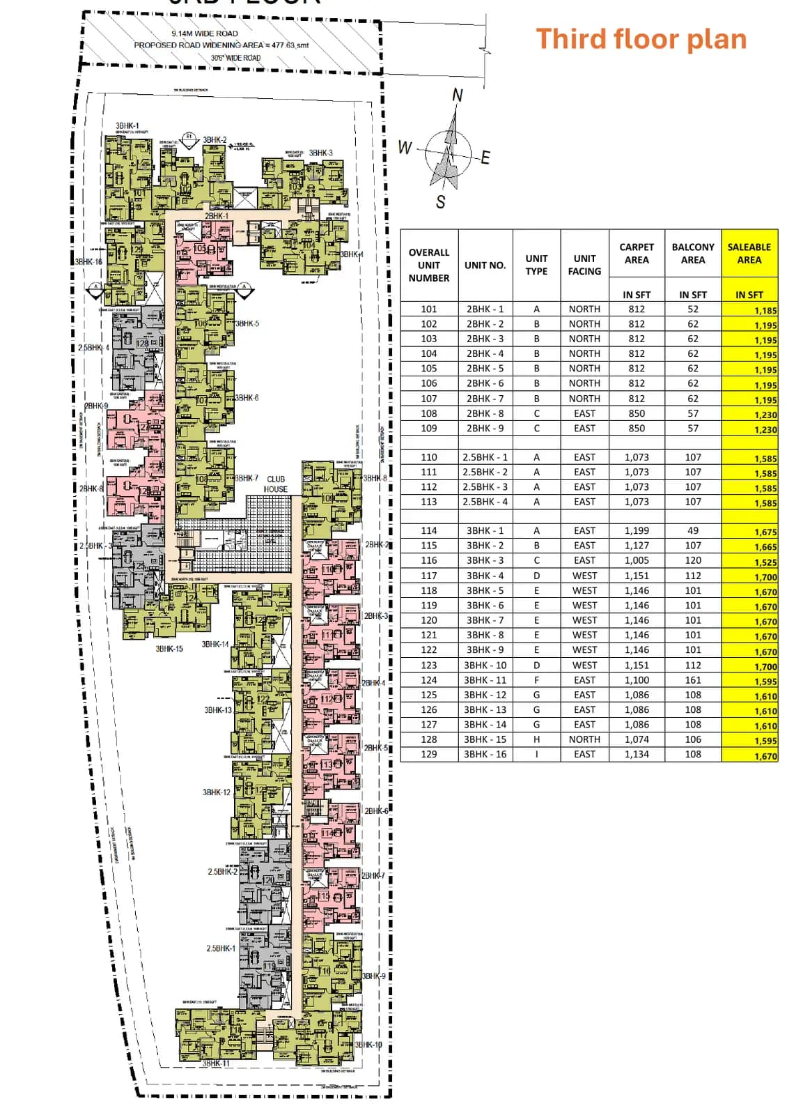 Saideep Hiranya: Brochure, page 5 (filed with Karnataka RERA)