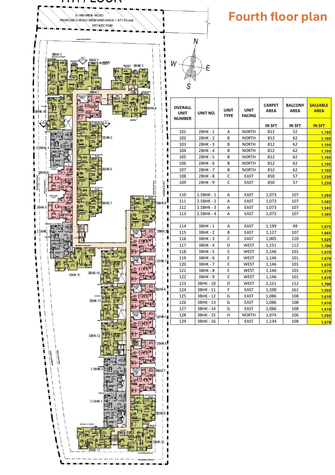 Saideep Hiranya: Brochure, page 6 (filed with Karnataka RERA)