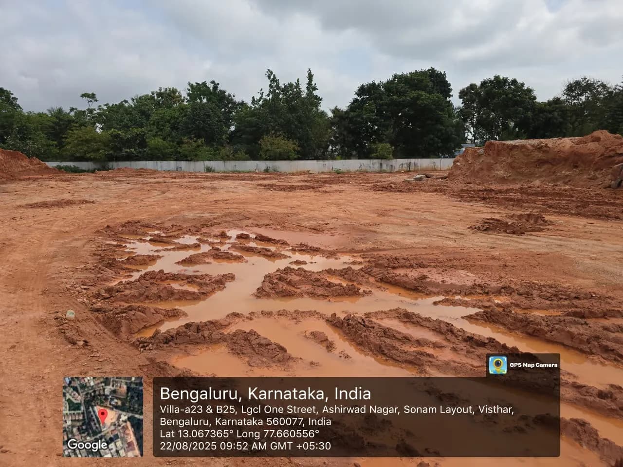 Disha Symphony Heights: Site photo filed with Karnataka RERA