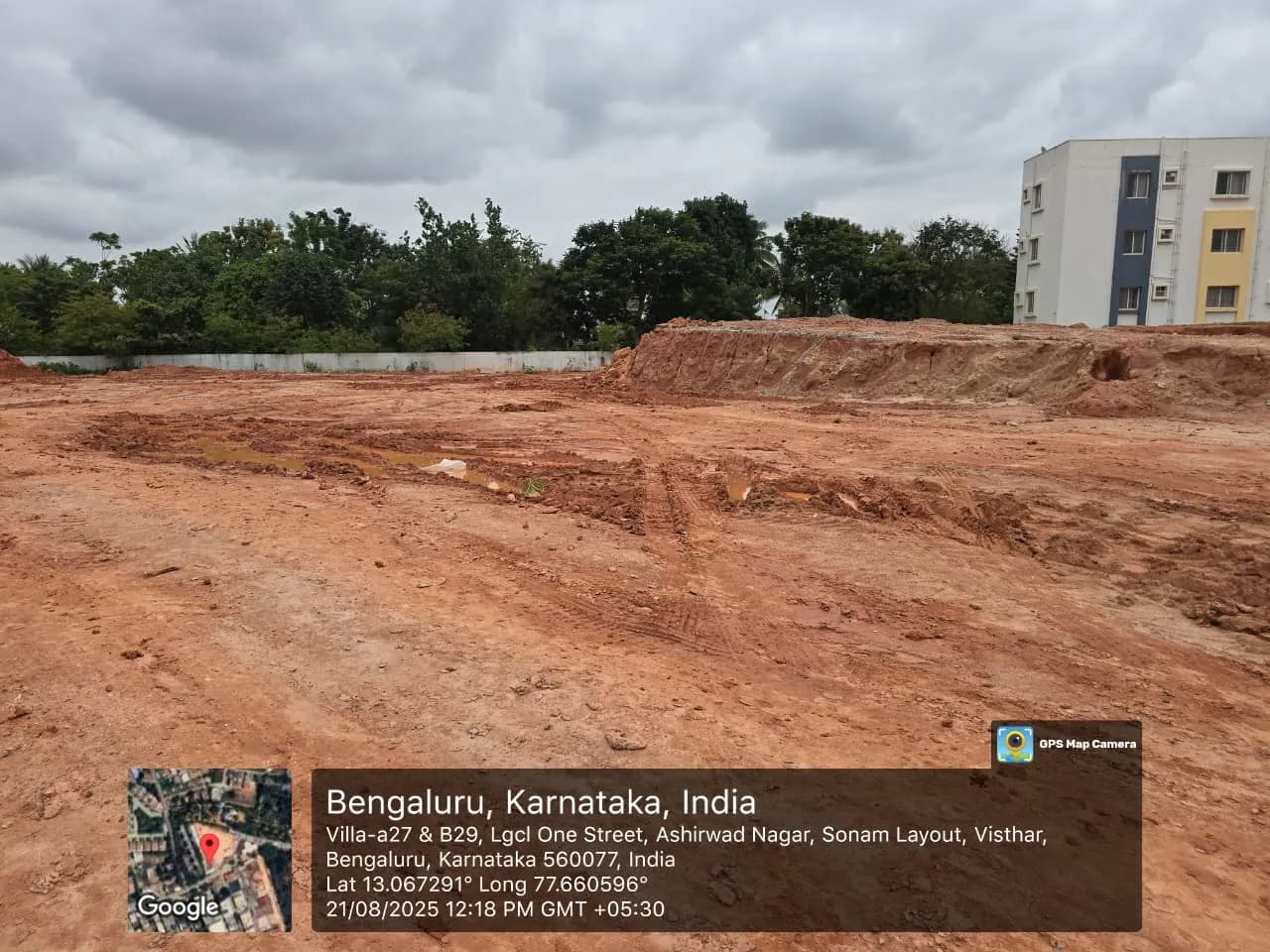 Disha Symphony Heights: Site photo filed with Karnataka RERA