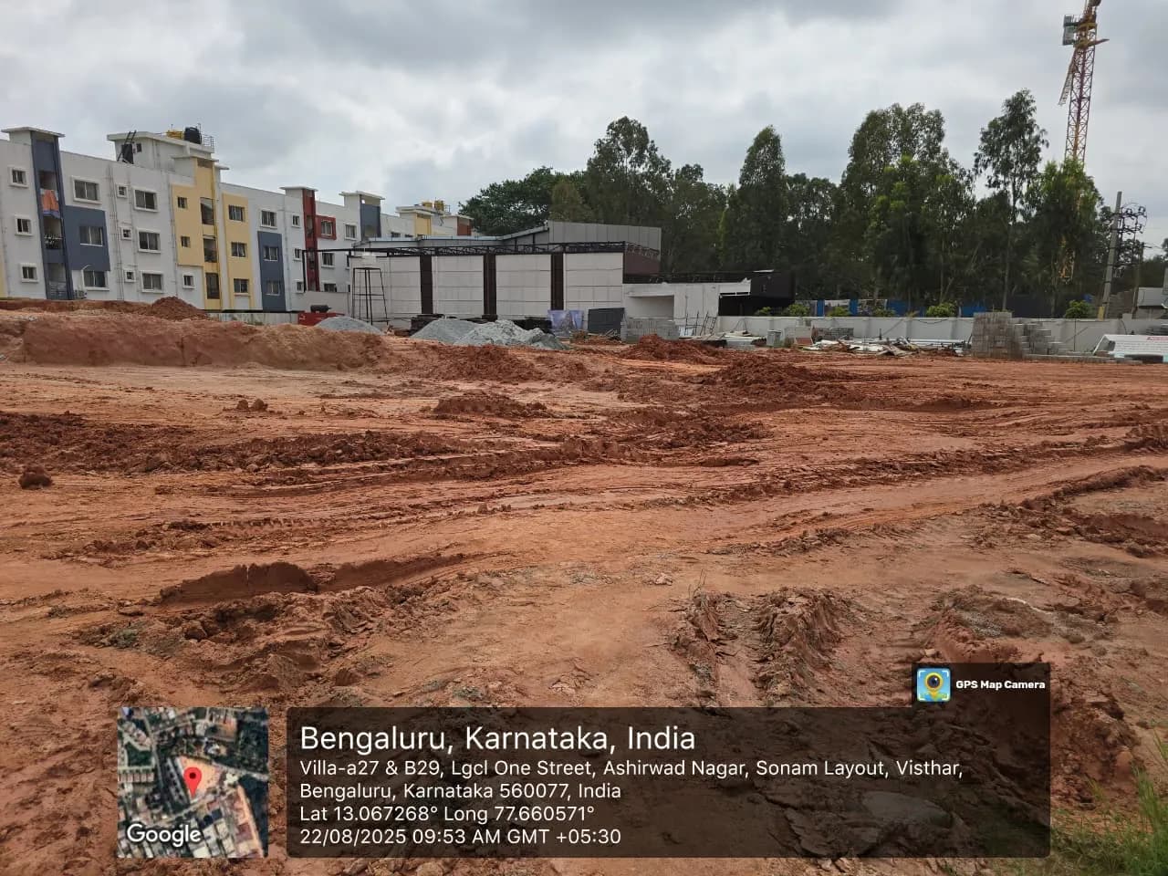 Disha Symphony Heights: Site photo filed with Karnataka RERA