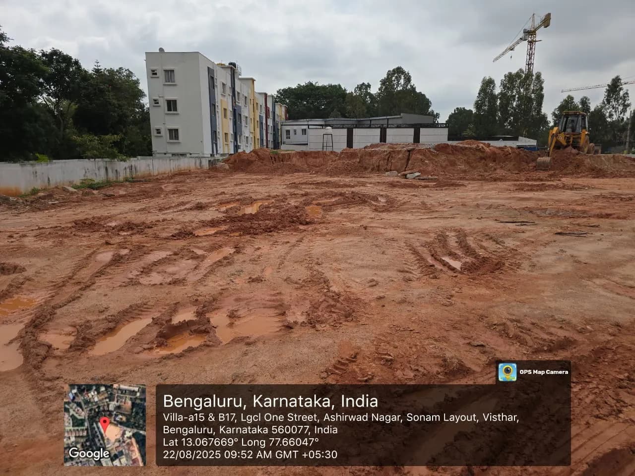 Disha Symphony Heights: Site photo filed with Karnataka RERA
