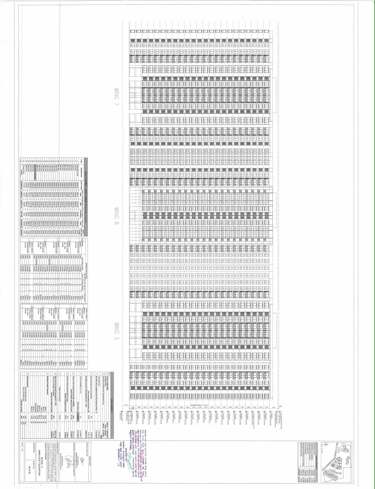 Bhartiya Garden Estate: 05-Block-03-Wing3&4-Elevation.pdf (filed with Karnataka RERA)