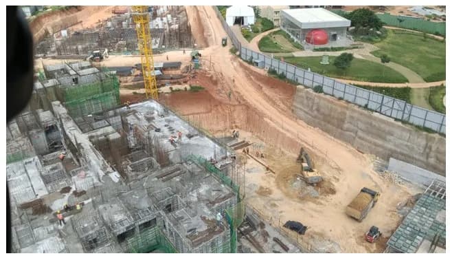 Bhartiya Garden Estate: Site photo filed with Karnataka RERA