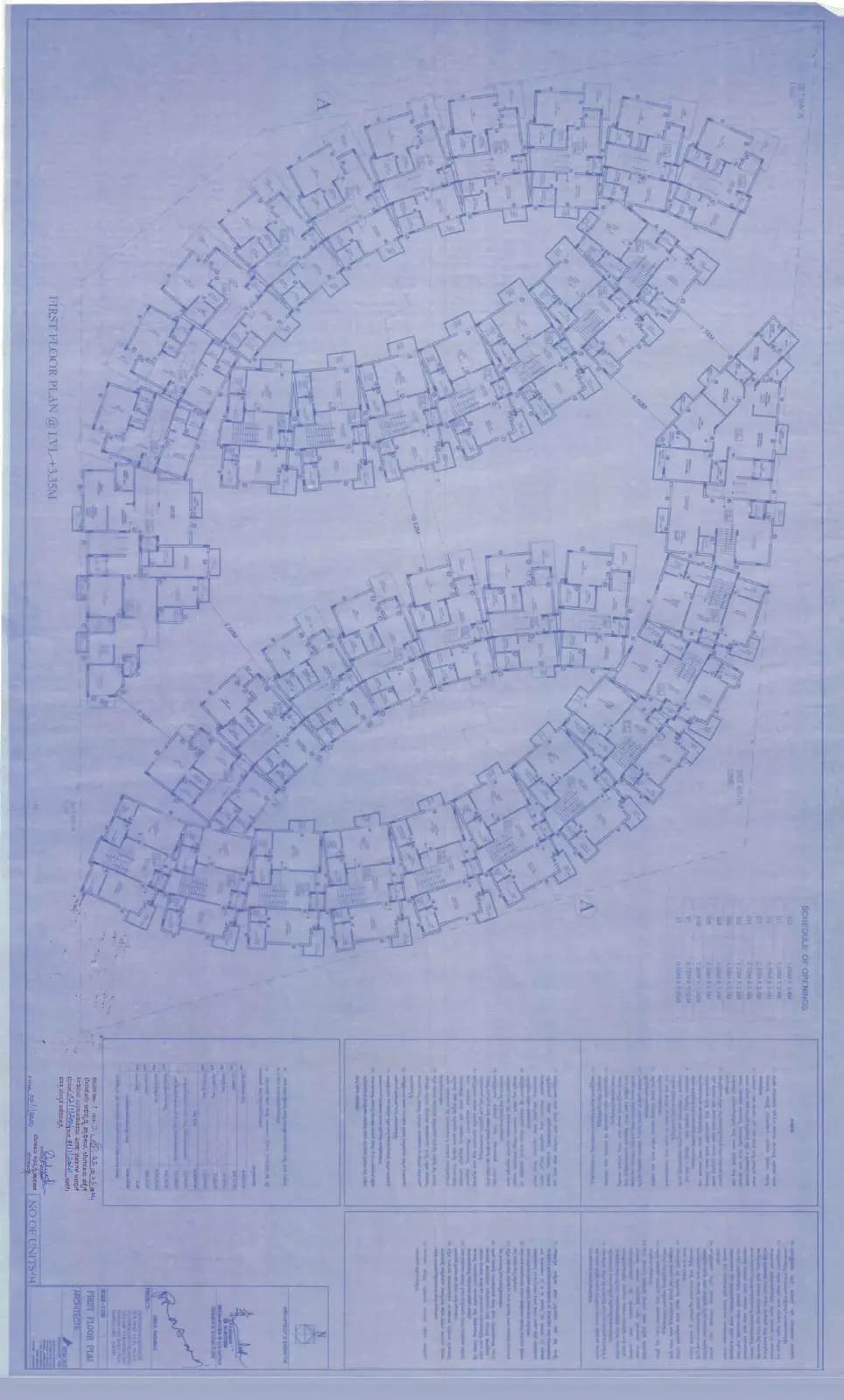 Le Chateau Oval: 15 First Floor Plan (filed with Karnataka RERA)