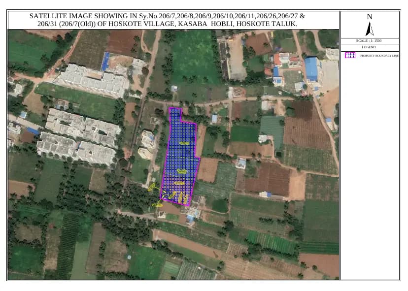 JP Iris: HOSKOTE-206_GOOGLE MAP DEMARCATION.pdf (filed with Karnataka RERA)