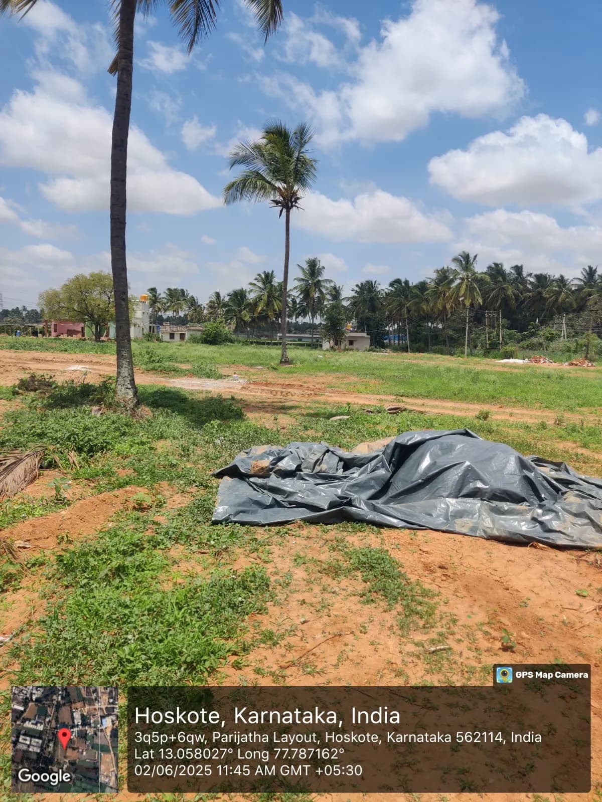 JP Iris: Site photo filed with Karnataka RERA