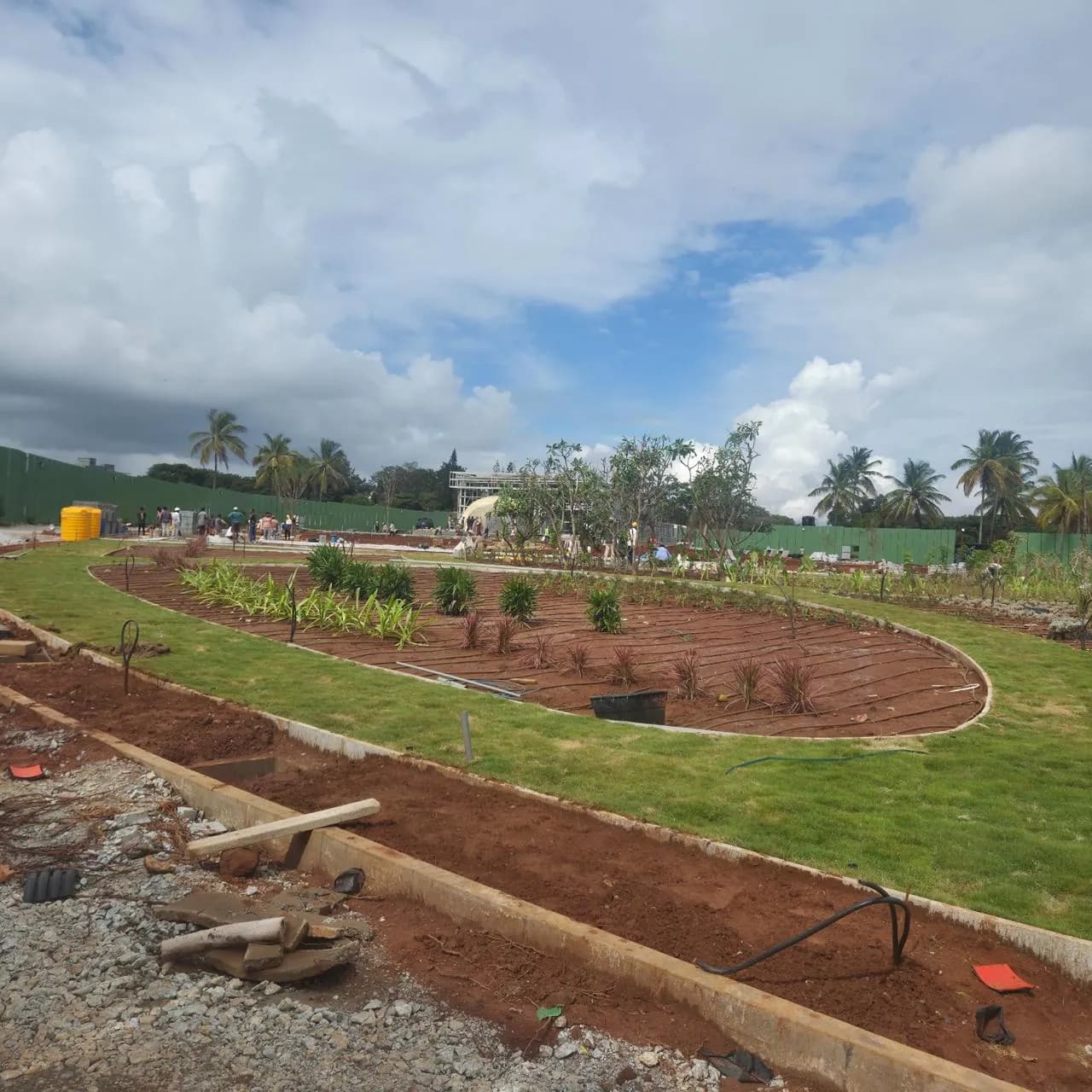 Bhartiya Garden Estate: Site photo filed with Karnataka RERA