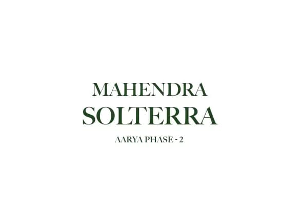 Mahendra Solterra Aarya Phase-2: Brochure Aarya Phase 2, page 1 (filed with Karnataka RERA)