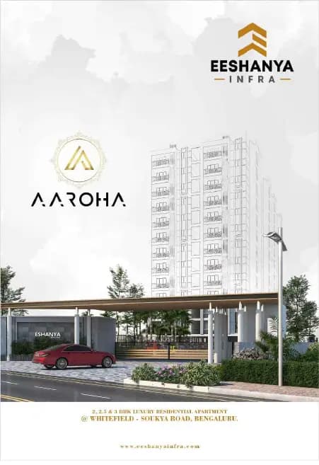 Eeshanya Aaroha: Brochure, page 1 (filed with Karnataka RERA)