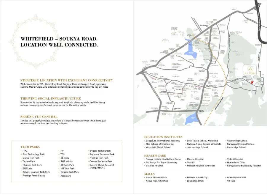 Eeshanya Aaroha: Brochure, page 3 (filed with Karnataka RERA)