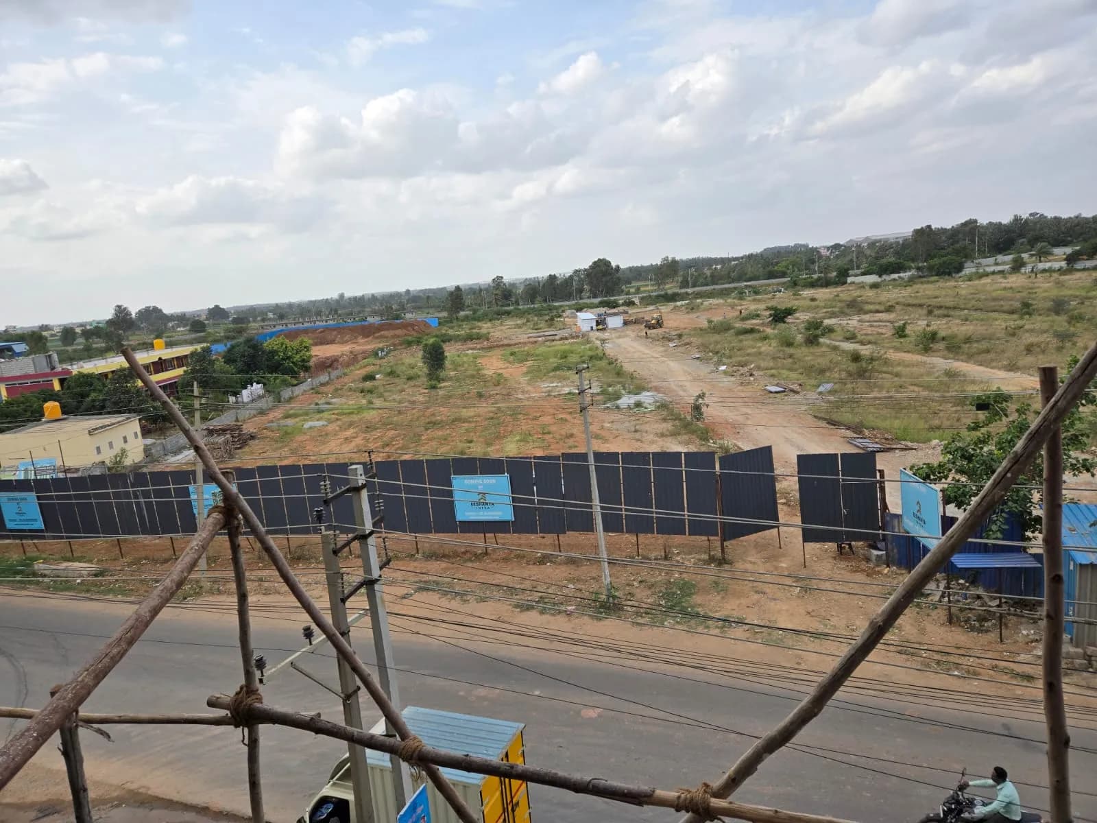 Eeshanya Aaroha: Site photo filed with Karnataka RERA
