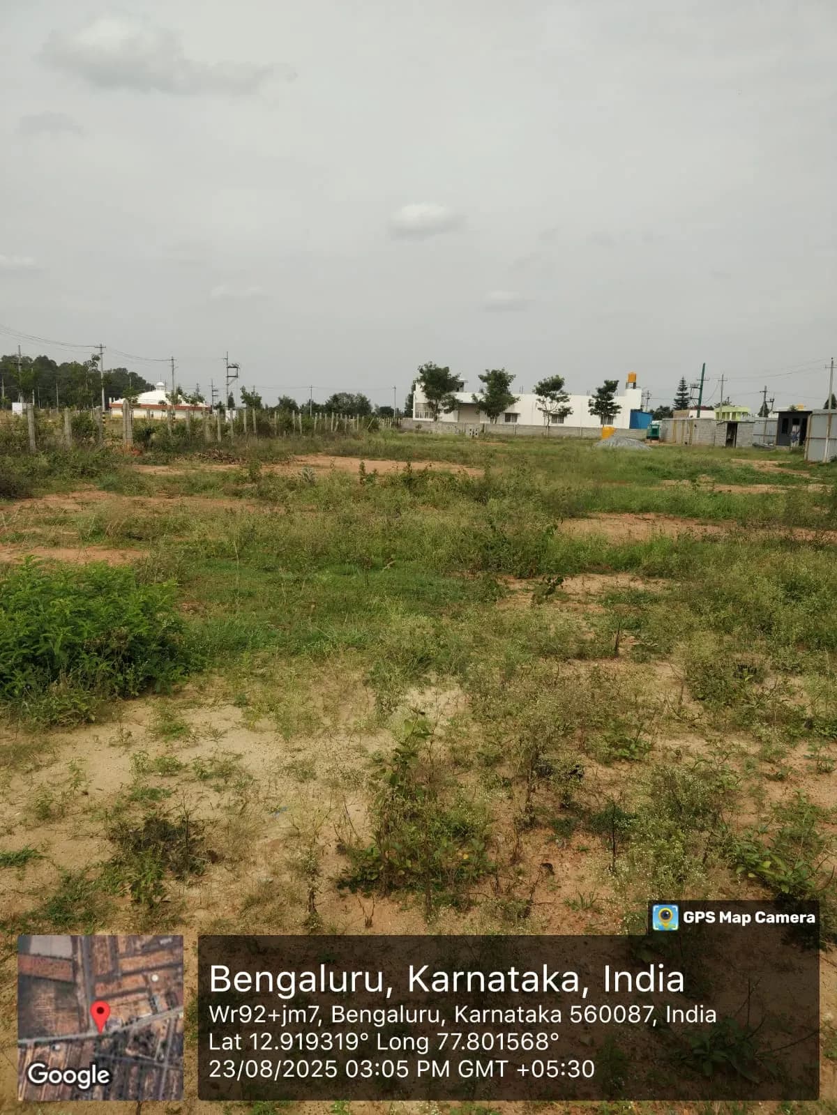 Leafy Delight: Site photo filed with Karnataka RERA