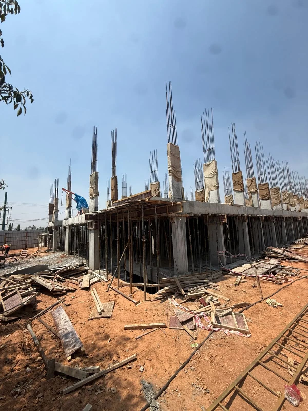 Leafy Delight: Site photo filed with Karnataka RERA