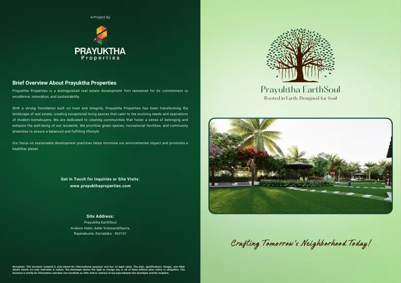 Earth Soul: EarthSoul Brochure - Layout_2, page 1 (filed with Karnataka RERA)