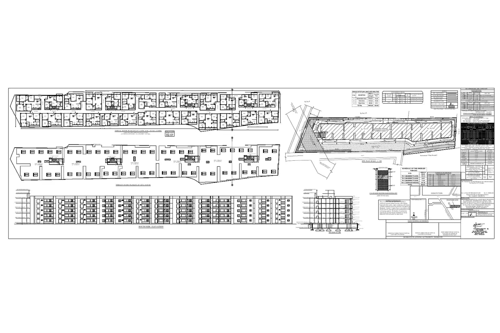 Aakriti Emerald: 3 TYPICAL FLOOR PLAN (1st TO 4th).pdf, page 1 (filed with Karnataka RERA)