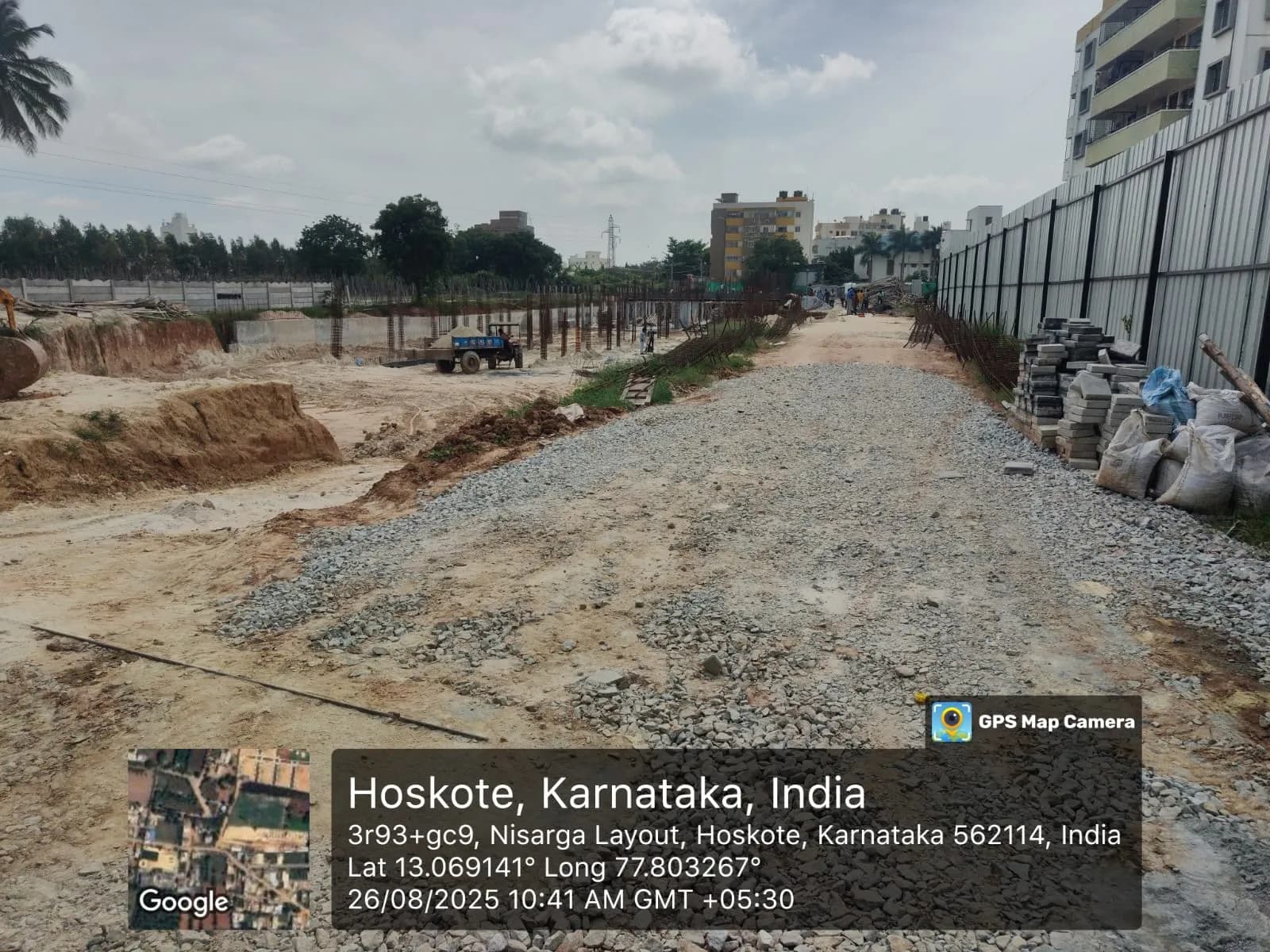 Aakriti Emerald: Site photo filed with Karnataka RERA