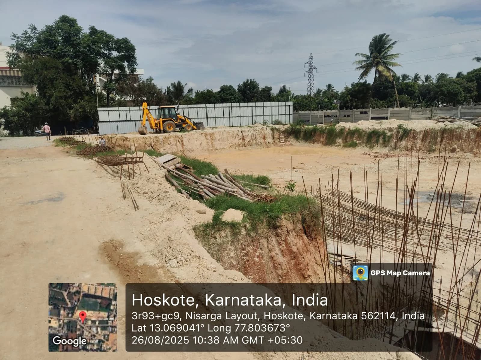 Aakriti Emerald: Site photo filed with Karnataka RERA