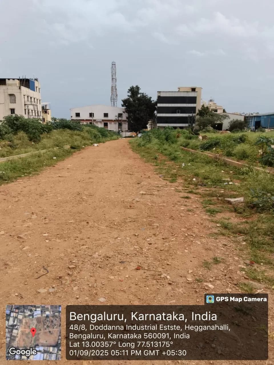 N K Developers: Site photo filed with Karnataka RERA