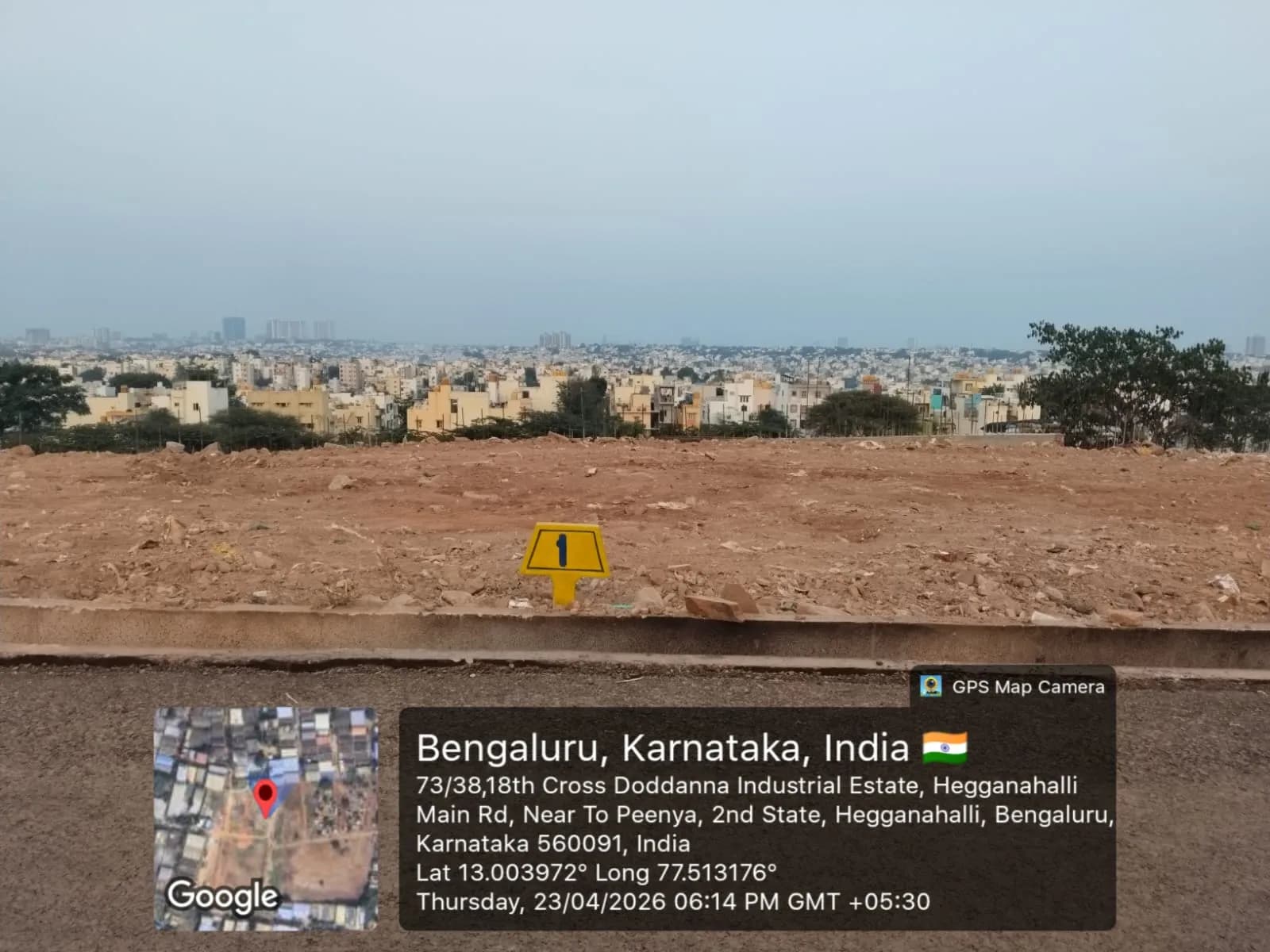 N K Developers: Site photo filed with Karnataka RERA