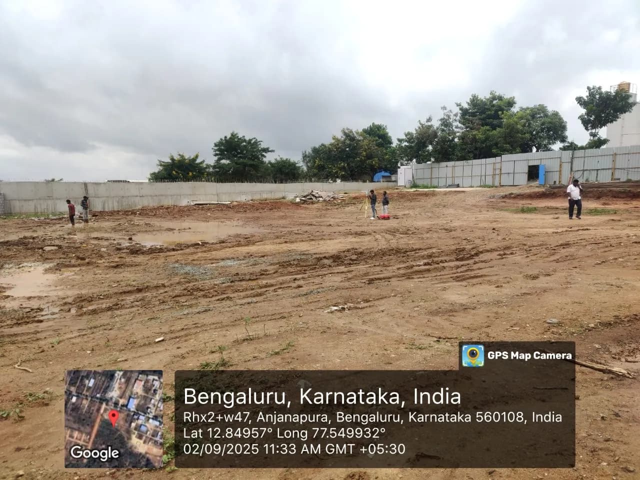 Amberstone Elanza: Site photo filed with Karnataka RERA