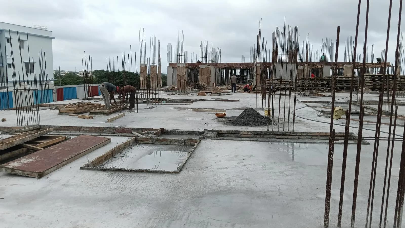 Amberstone Elanza: Site photo filed with Karnataka RERA