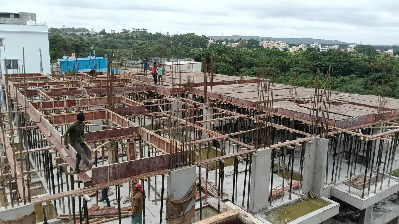 Amberstone Elanza: Site photo filed with Karnataka RERA