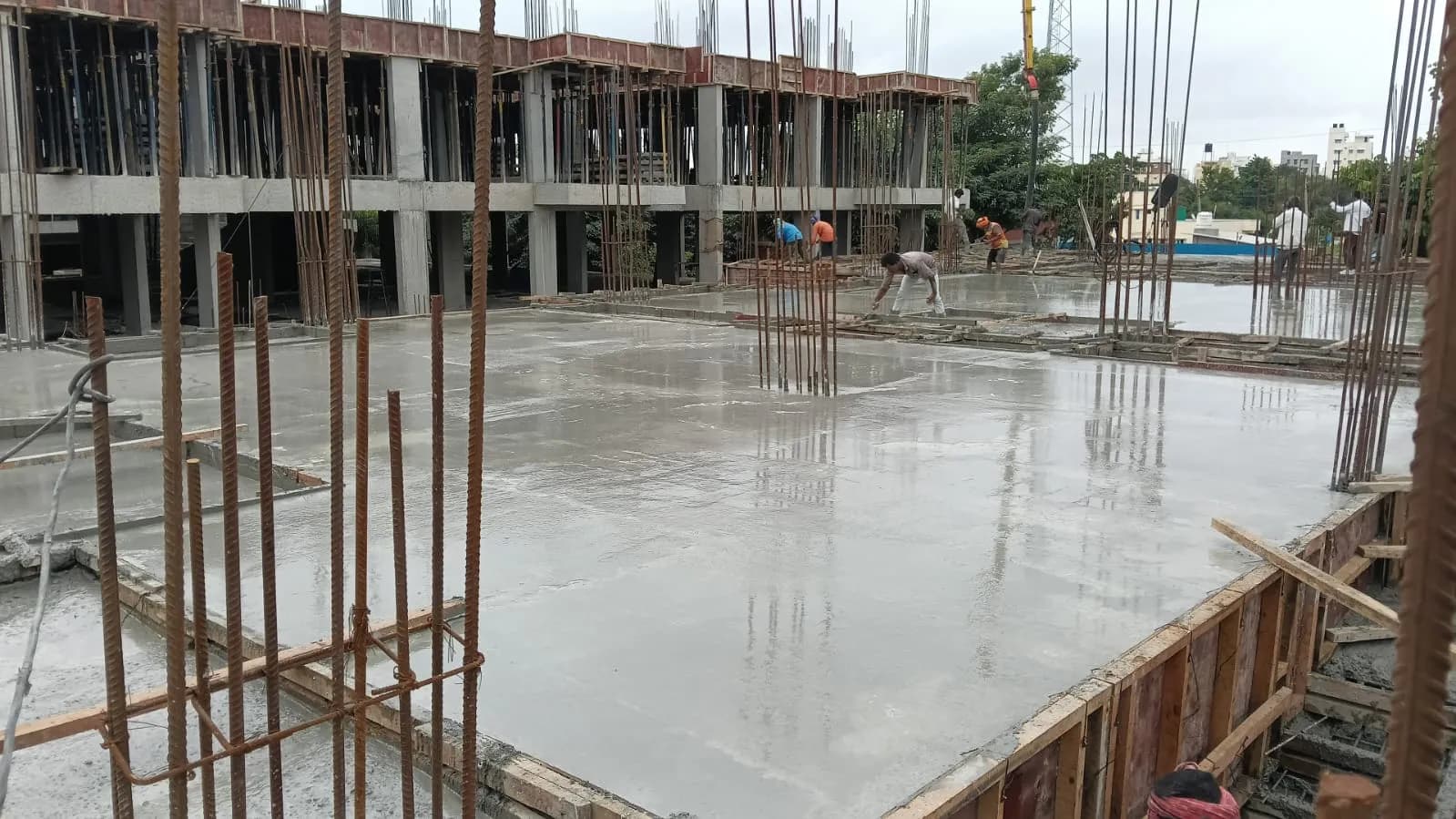 Amberstone Elanza: Site photo filed with Karnataka RERA