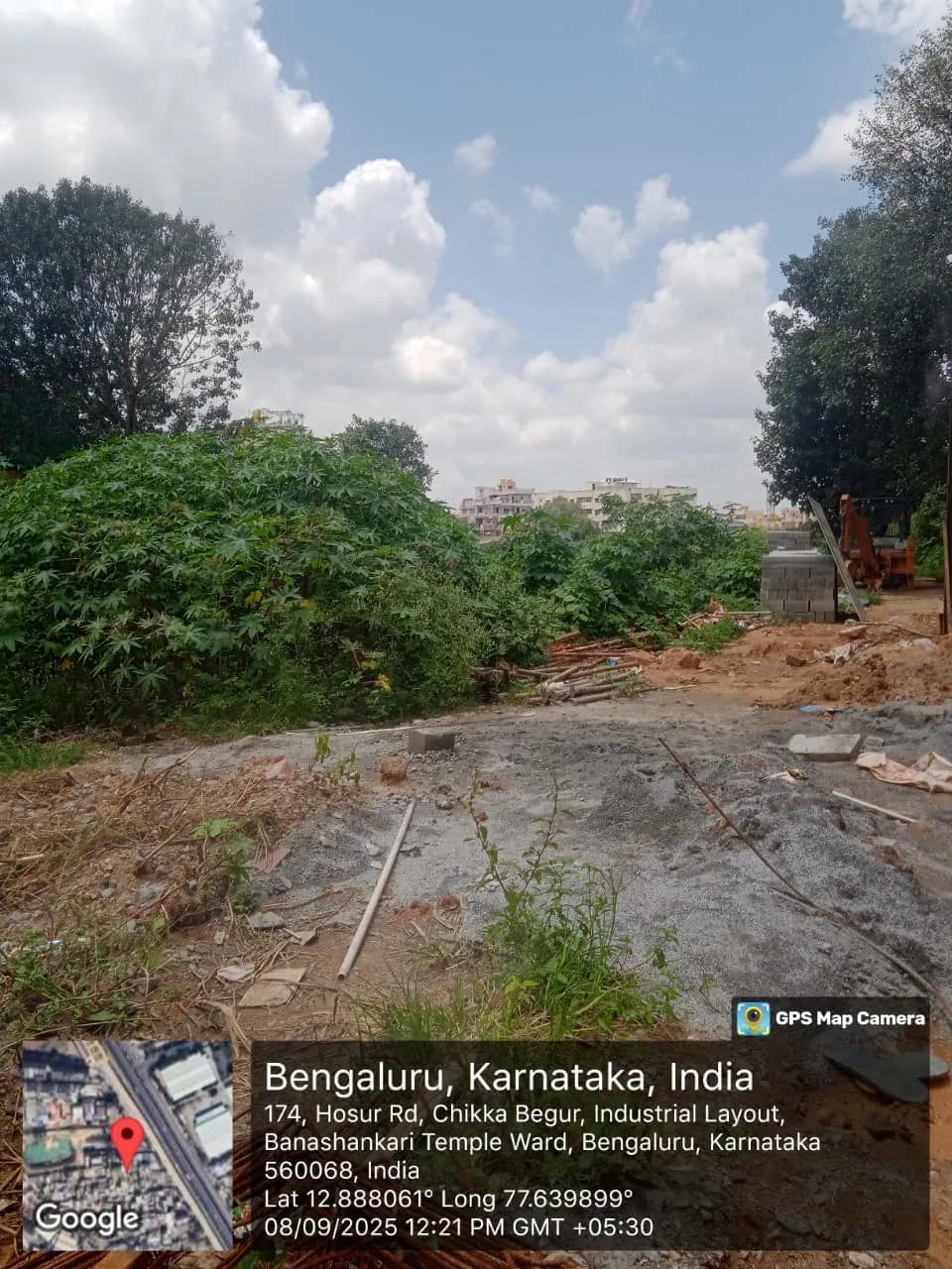 SNN Estates Duomont: Site photo filed with Karnataka RERA