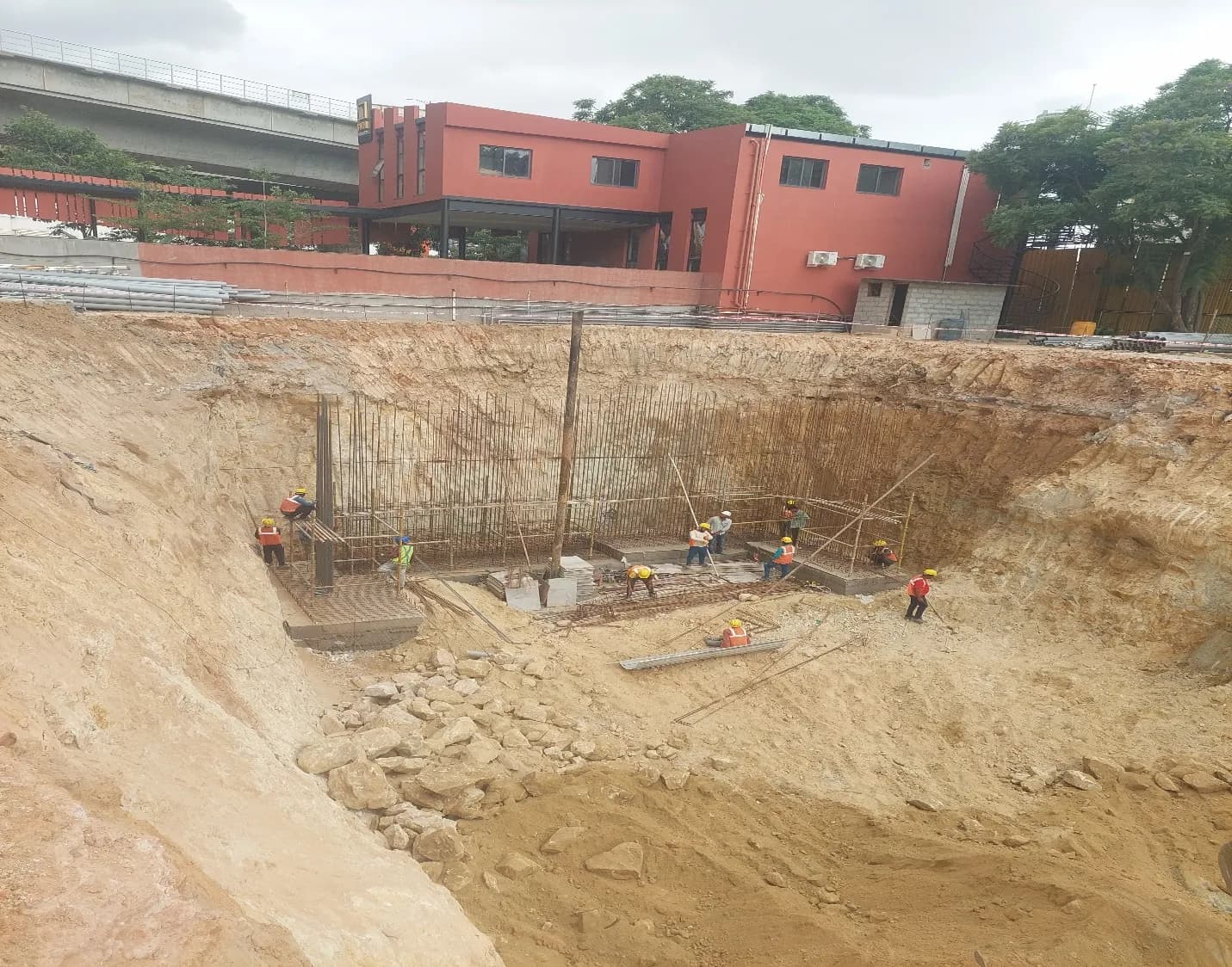 SNN Estates Duomont: Site photo filed with Karnataka RERA