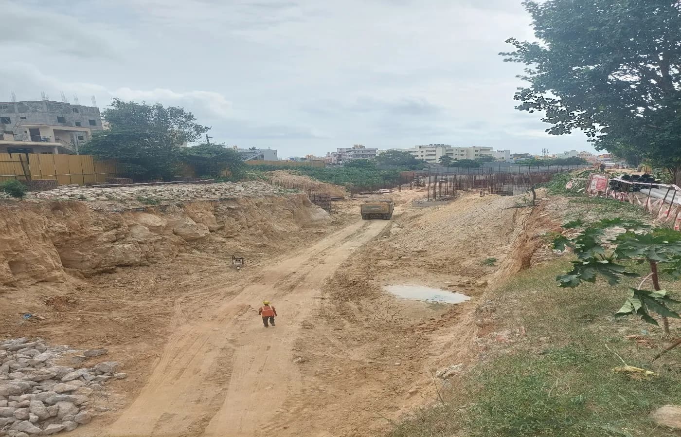 SNN Estates Duomont: Site photo filed with Karnataka RERA