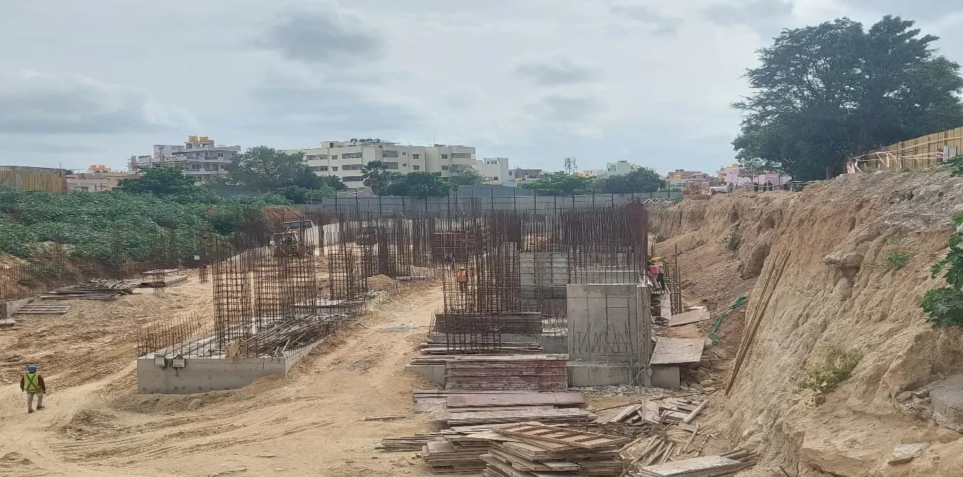SNN Estates Duomont: Site photo filed with Karnataka RERA